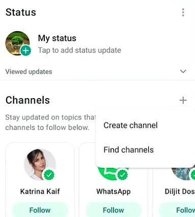 create a channel